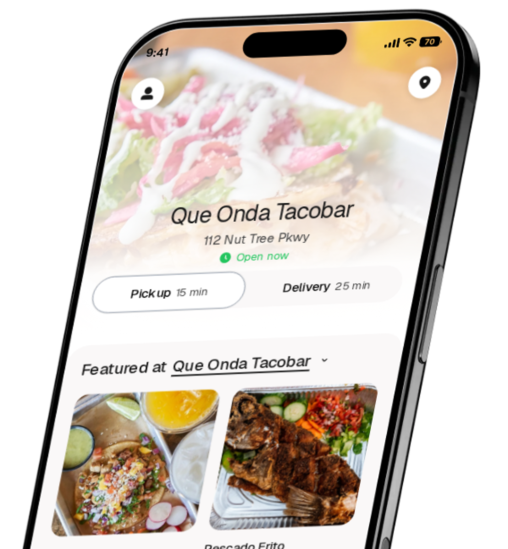 Que Onda Tacobar app preview