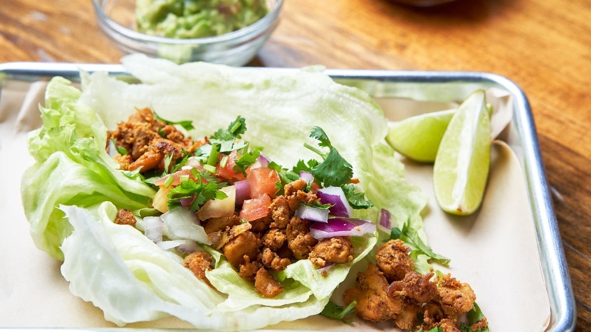 Tortilla-Less Taco.