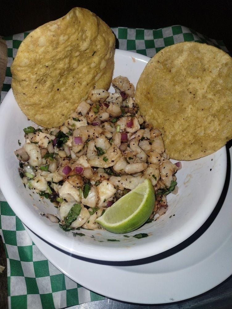 Ceviche Mix Shrimp and Fish.
