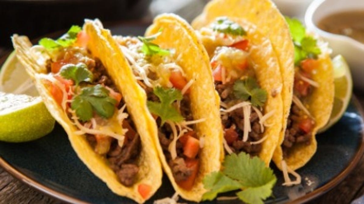 Hard Shell Tacos.