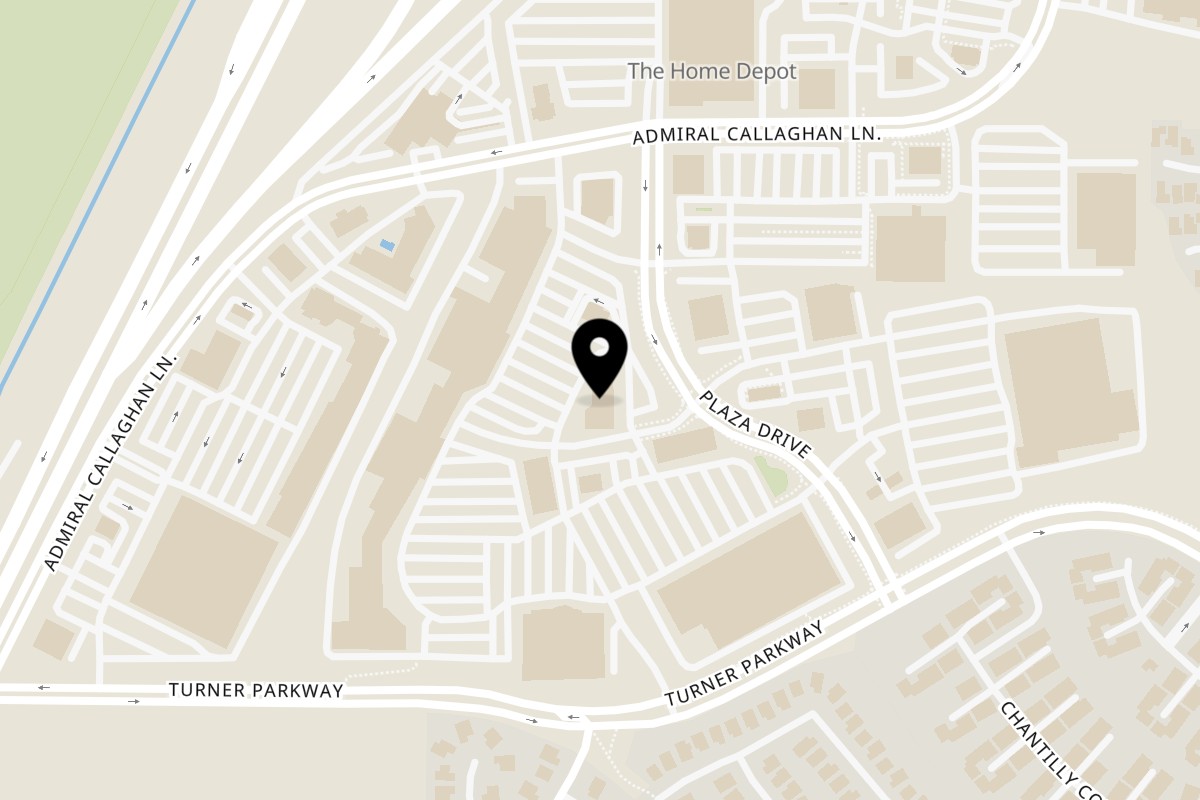 Map showing the location of Que Onda Tacobar Vallejo on 173 Plaza Dr suite 1005 in Vallejo